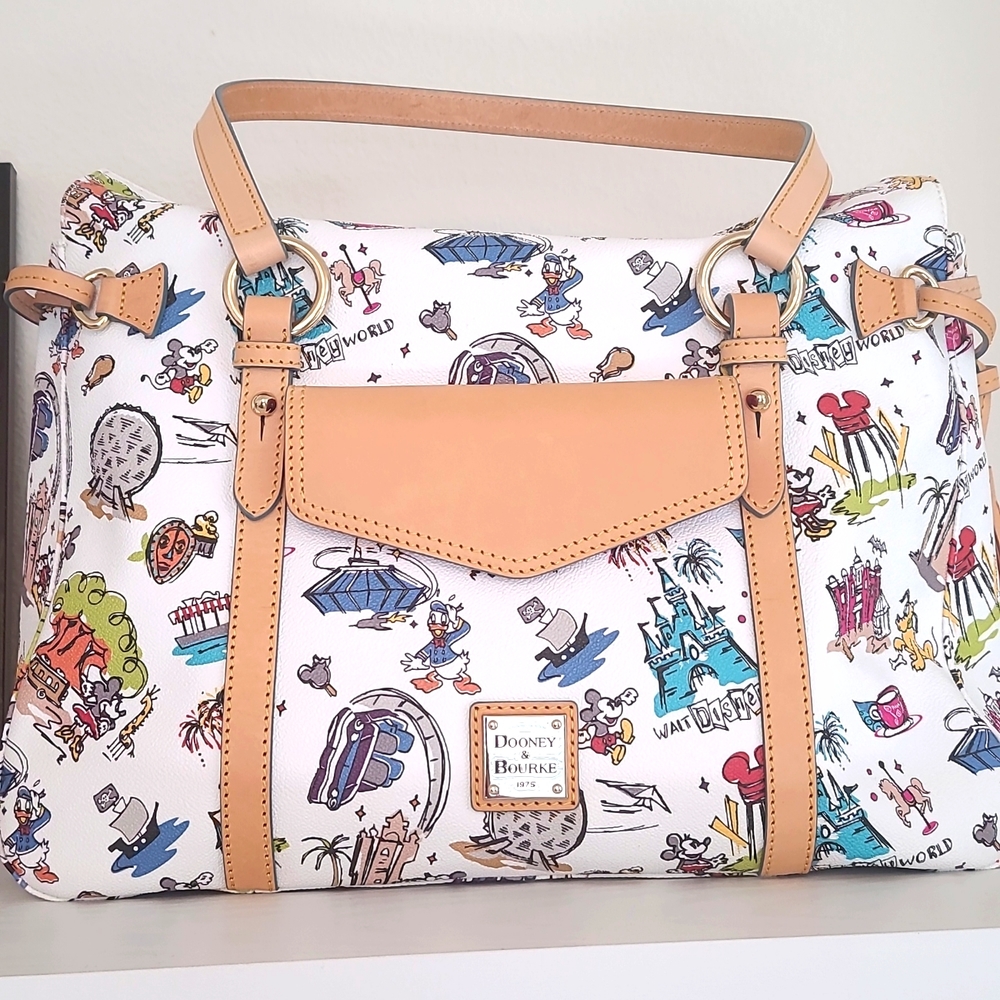 NWT *Rare* Retired Disneyana Walt Disney World Smith Tote